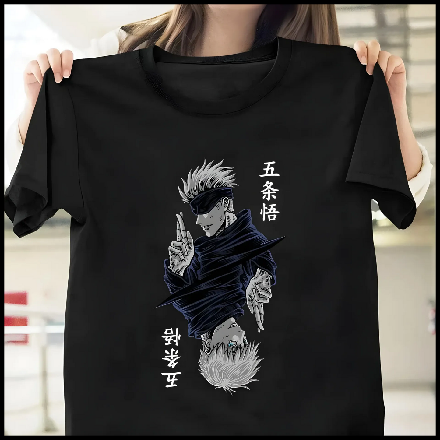 JUK003 - Satoru Gojo T-shirt in Poliestere