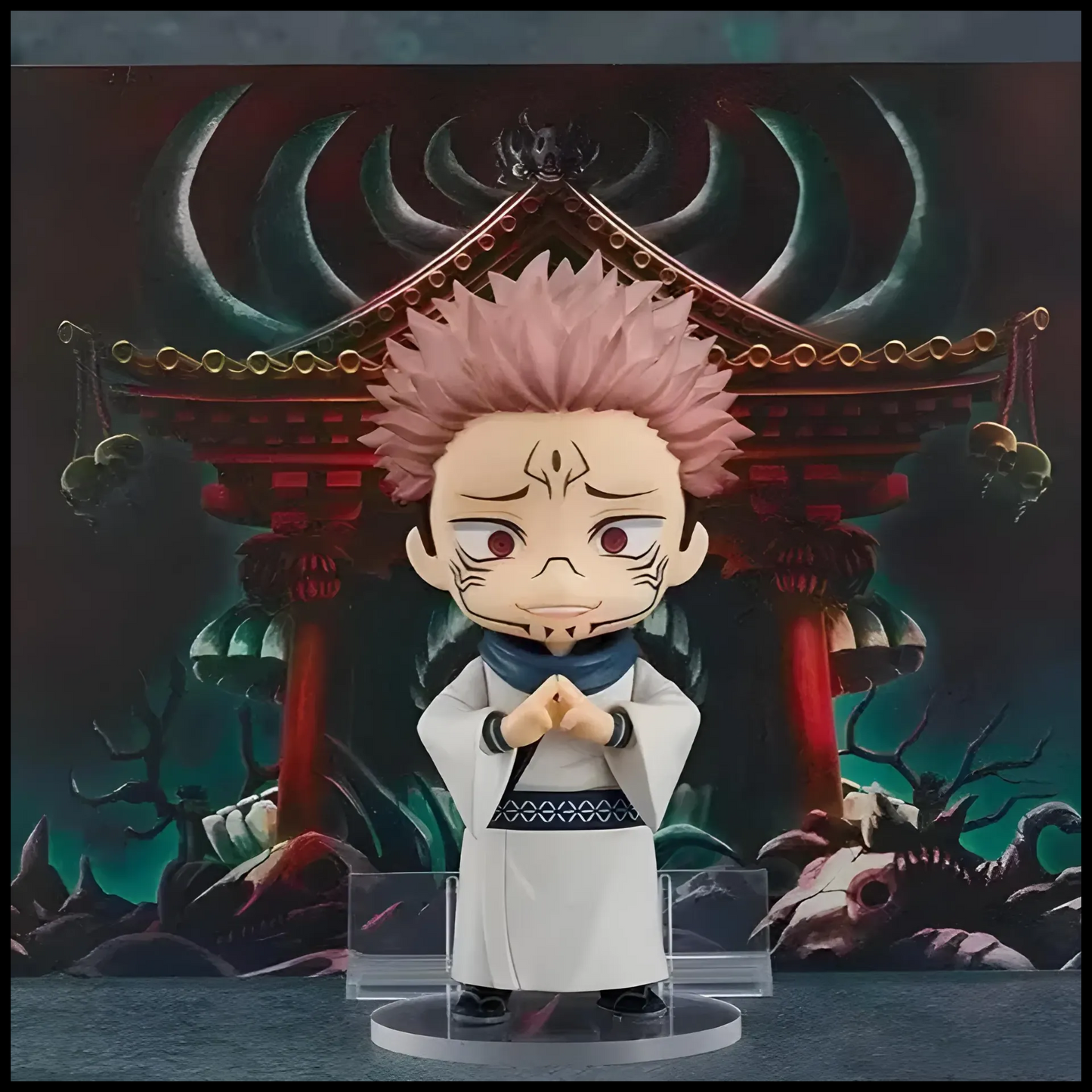 JUK007 - Ryomen Sukuna e Itadori Yuji Action Figure da 10cm in PVC