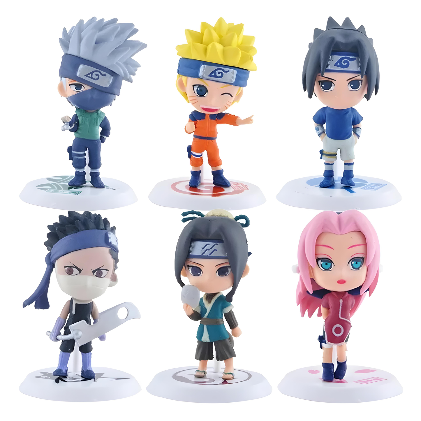 NAR001 - Set 6 Mini Action Figure da 7cm in PVC
