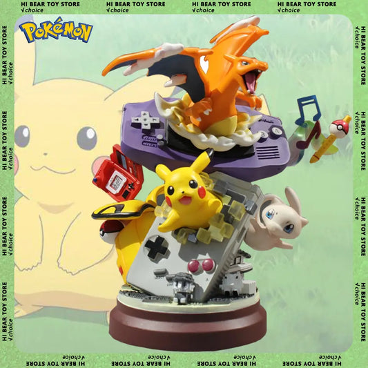 POK002 - Pikachu Charizard Mewtwo Action Figure da 20 Cm in PVC