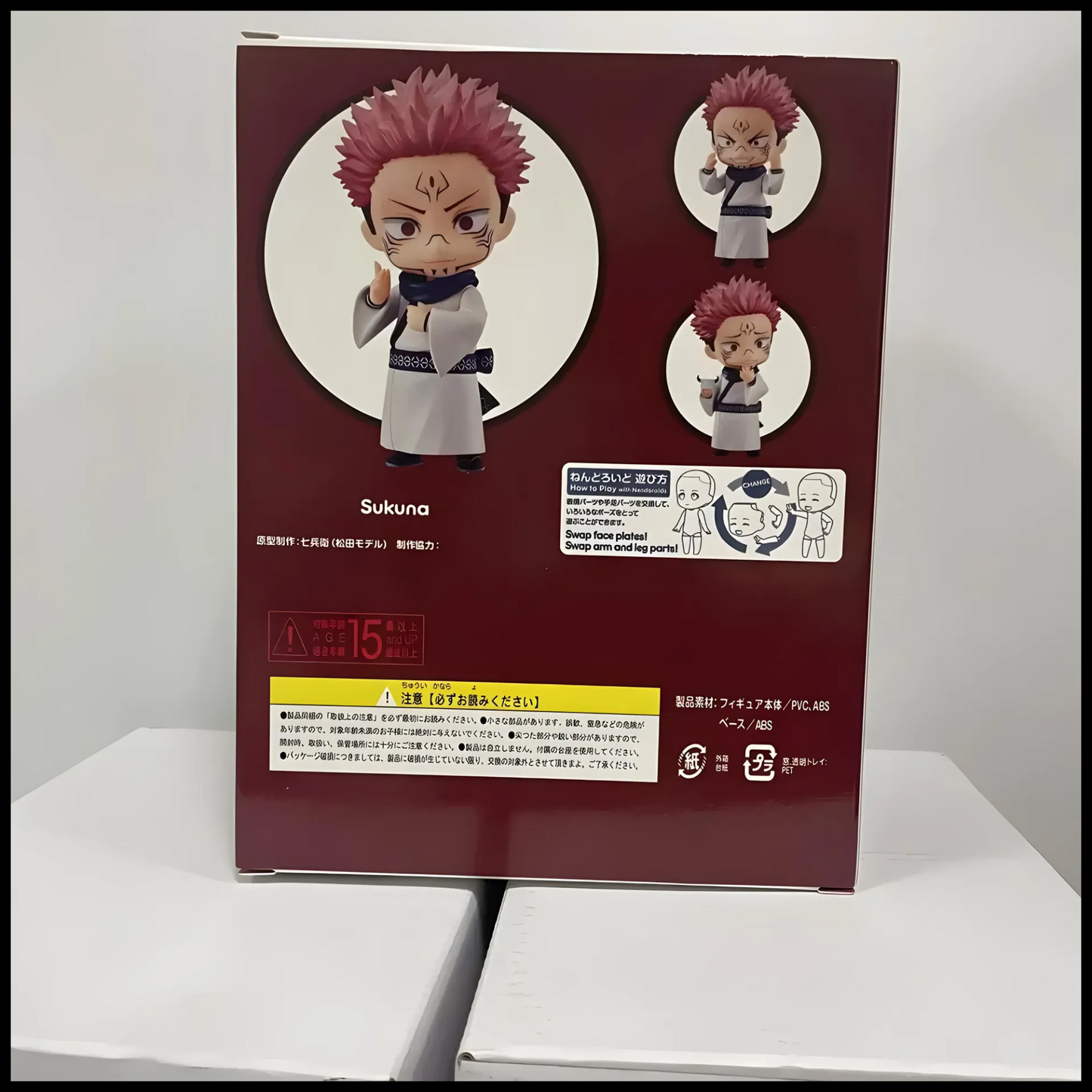 JUK007 - Ryomen Sukuna e Itadori Yuji Action Figure da 10cm in PVC