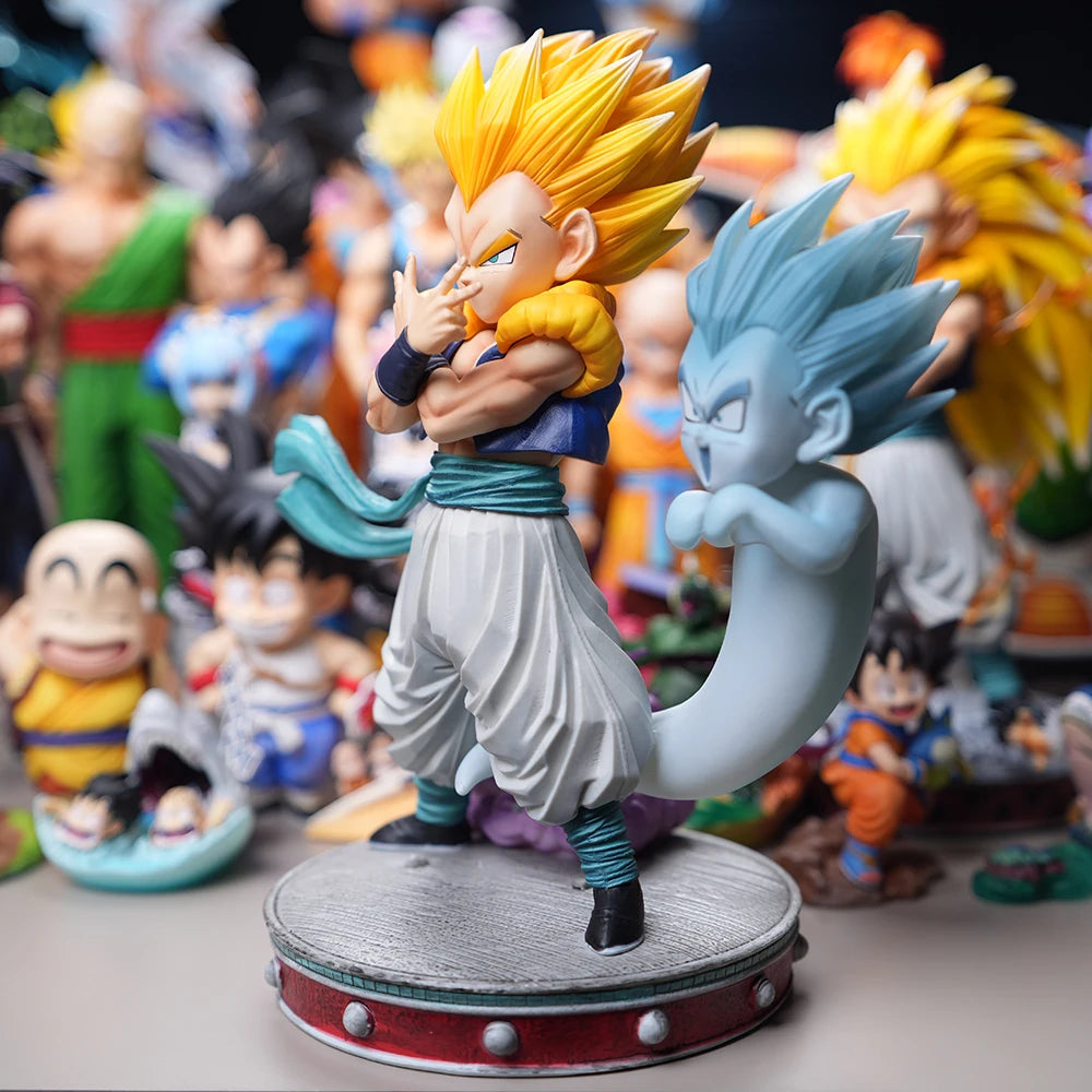 DRB001 - Gotenks Super Sayan Action Figure da 25cm in PVC