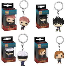 JUK006 - Jujutsu Kaisen Satoru Gojo Megumi Fushiguro Nobara Kugisaki Yuji Itadori Funko POP portachiavi tascabile in Vinile