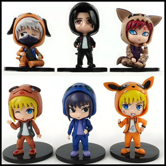NAR010 - Set 6 Mini Action Figure in PVC