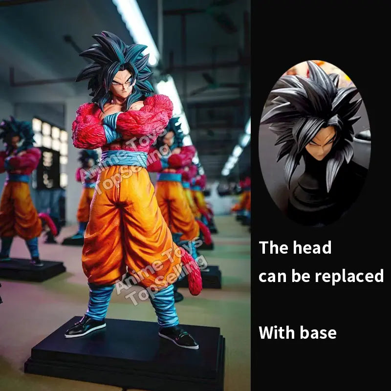 DRB007 - Goku SSJ4 Statua da 32Cm in PVC