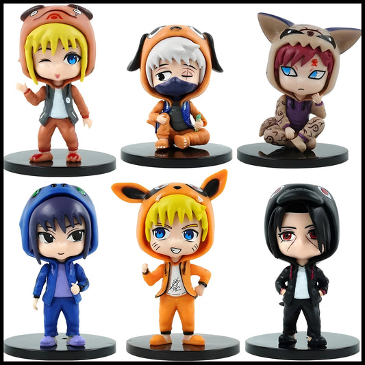 NAR010 - Set 6 Mini Action Figure in PVC