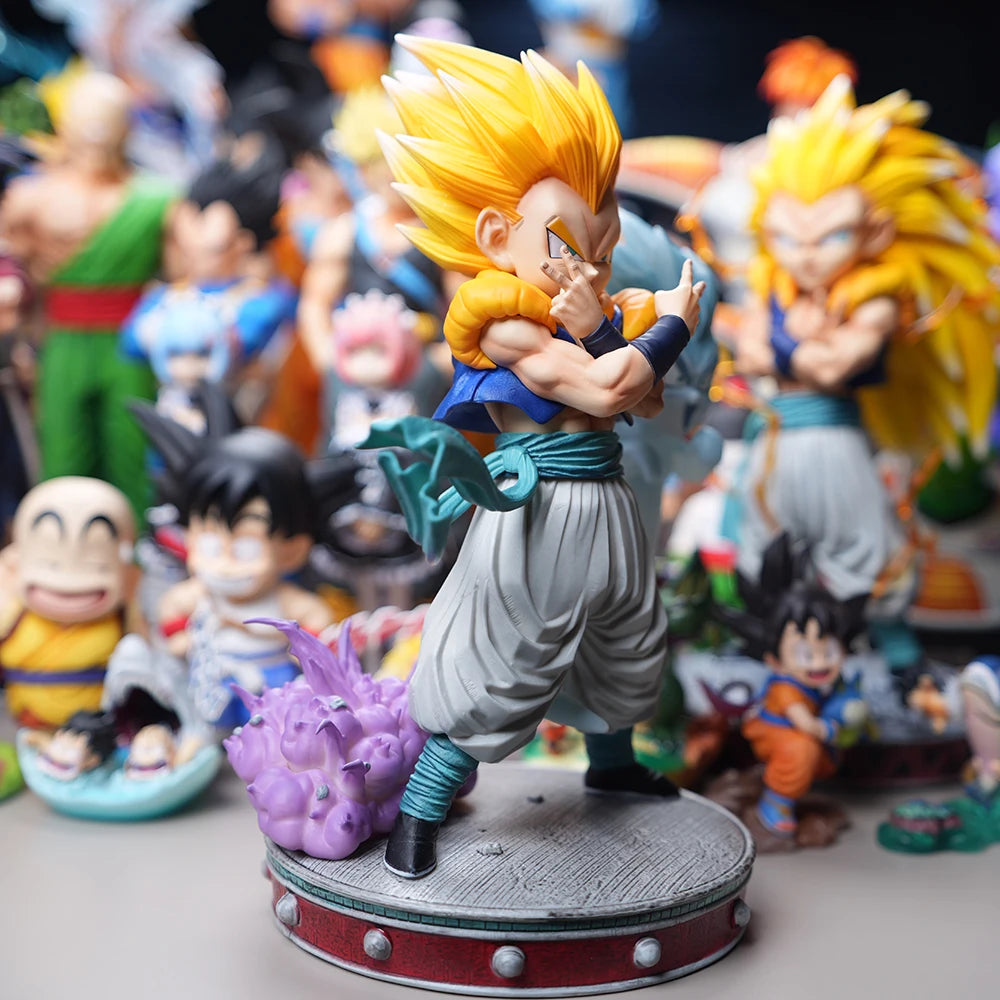 DRB001 - Gotenks Super Sayan Action Figure da 25cm in PVC