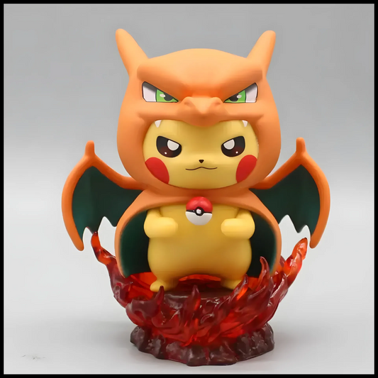 POK004 - Pikachu Cosplay Action Figure da 12cm in PVC