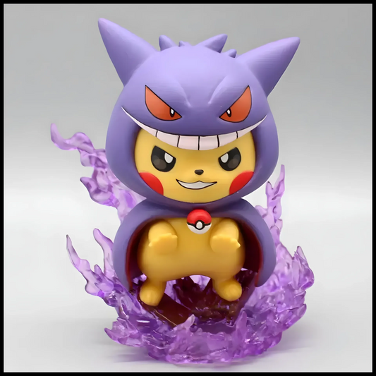 POK004 - Pikachu Cosplay Action Figure da 12cm in PVC