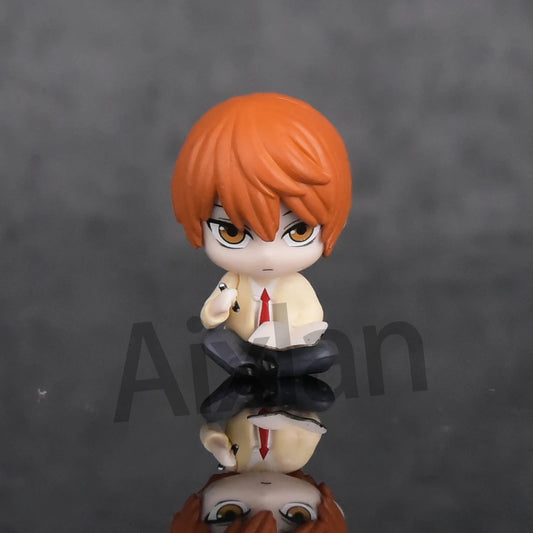 DHN003 - 5 Mini Action figure di Light Yagami Ryuk Rem Misa Amane L Lawliet da 4Cm in PVC