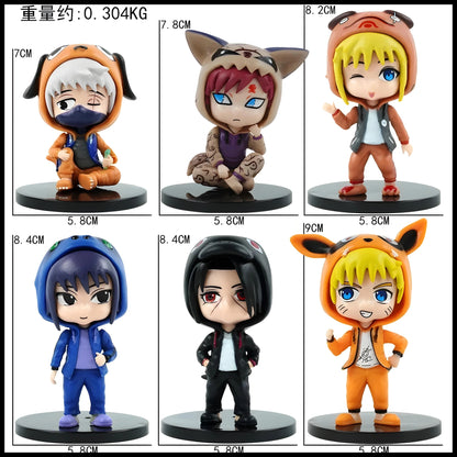 NAR010 - Set 6 Mini Action Figure in PVC