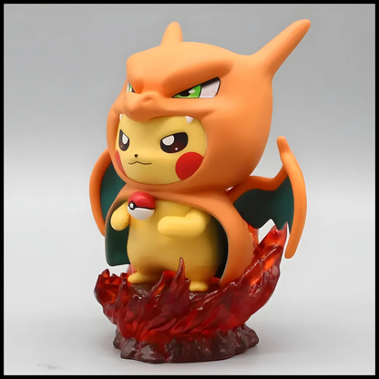 POK004 - Pikachu Cosplay Action Figure da 12cm in PVC
