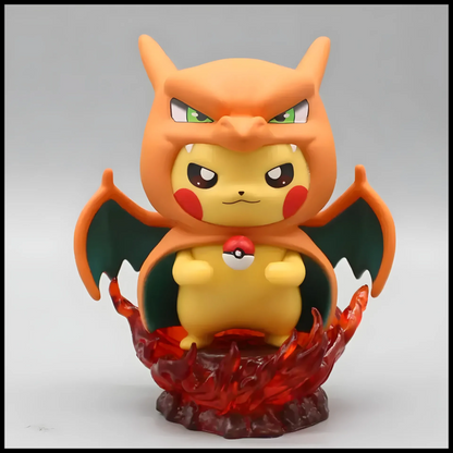 POK004 - Pikachu Cosplay Action Figure da 12cm in PVC