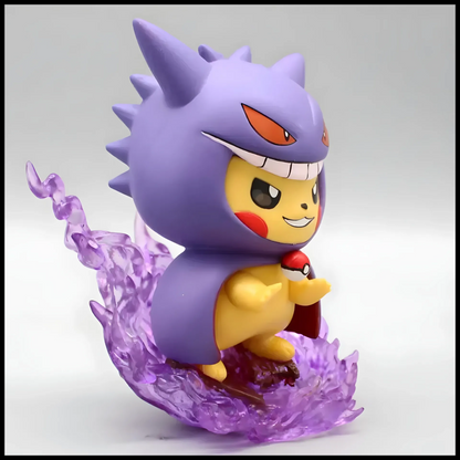 POK004 - Pikachu Cosplay Action Figure da 12cm in PVC