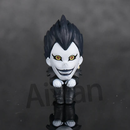 DHN003 - 5 Mini Action figure di Light Yagami Ryuk Rem Misa Amane L Lawliet da 4Cm in PVC